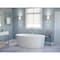 Anzzi Freestanding Whirlpool and Air Jetted Tub, 67.3 L, 33.8 W, White, Acrylic, Center FT-AZ101 - alternate 4